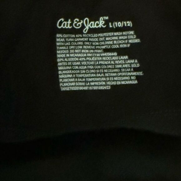 Cat & Jack Size 10-12 Girls Short Sleeve Shirt - Picture 3 of 3